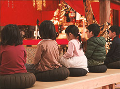 子ども坐禅